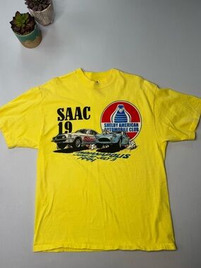 VINTAGE Shelby American Automobile Club 1994 Shirt L SAAG Indianapolis
